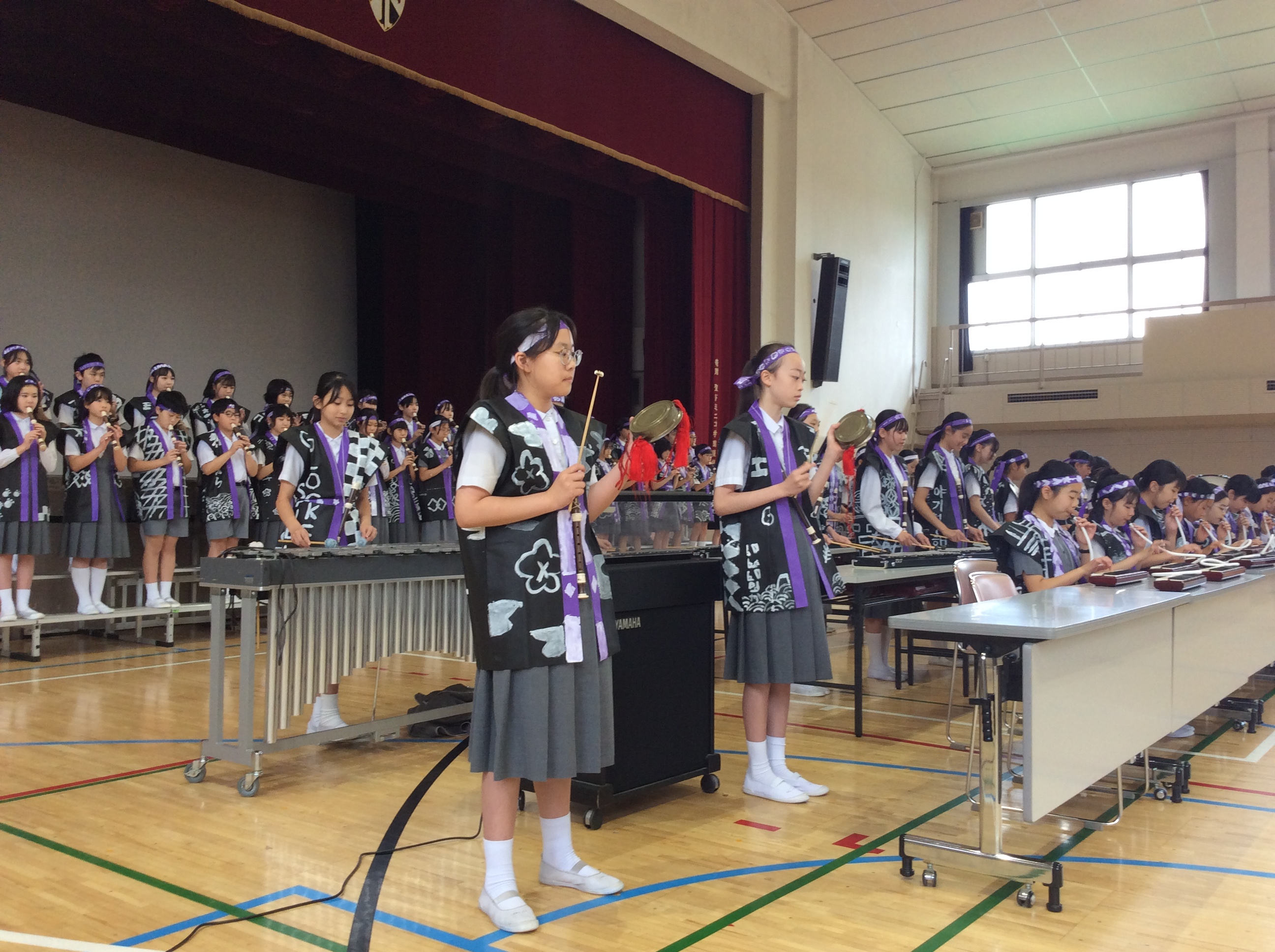 伝統民謡『八木節』響く お知らせ | 聖ドミニコ学園小学校
